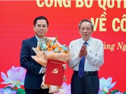 Lễ công bố Quyết định bổ nhiệm đồng chí Nguyễn Hoàng Giang giữ chức Phó Bí thư tỉnh ủy Quảng Ngãi